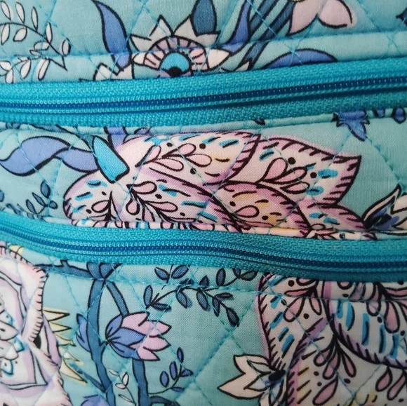 Vera Bradley 2 Piece Purse Wallet Set Floral Crossbody - Picture 12 of 16